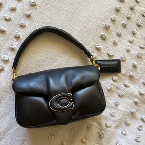 Coach Black Mini Pillow Tabby